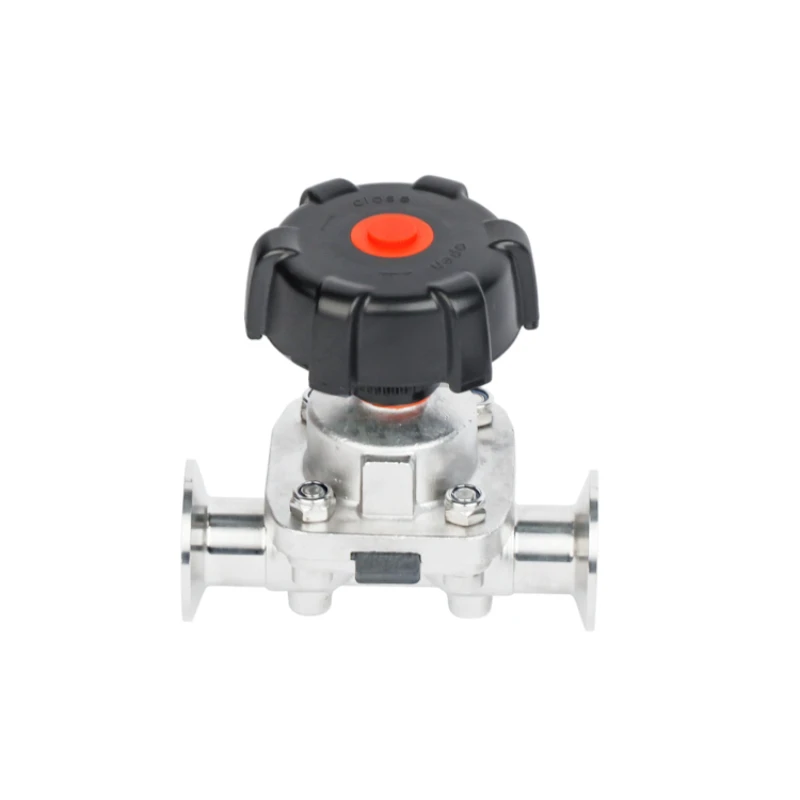 

Diaphragm Valve Manual Pneumatic Sanitary Stainless Steel 3 Inch