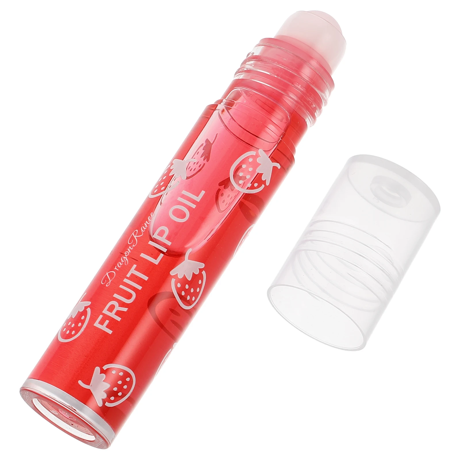 ลิปออยล์กลิ้งแบบโรลออน กลิ่นพีช ให้ความชุ่มชื้น โปร่งแสง ผสมสารสกัดจากผลไม้ บำรุงริมฝีปากให้อวบอิ่มยาวนาน