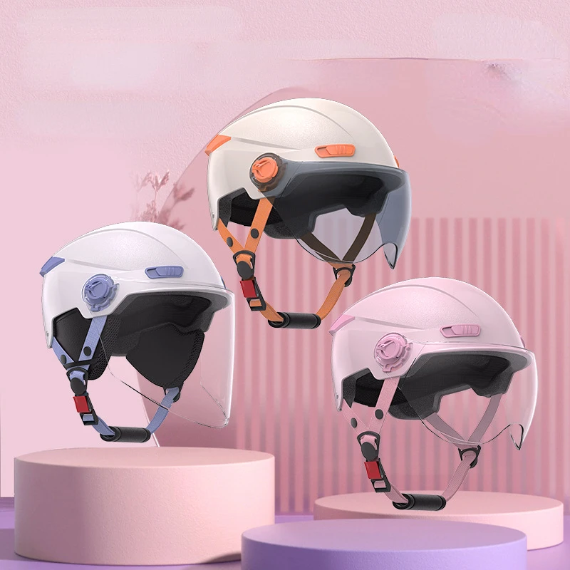 

Motorcycle Helmet Male Battery Car Summer Female Sunscreen Four Seasons Version Safety Helmet Half Helmet Motorcycle Helmet