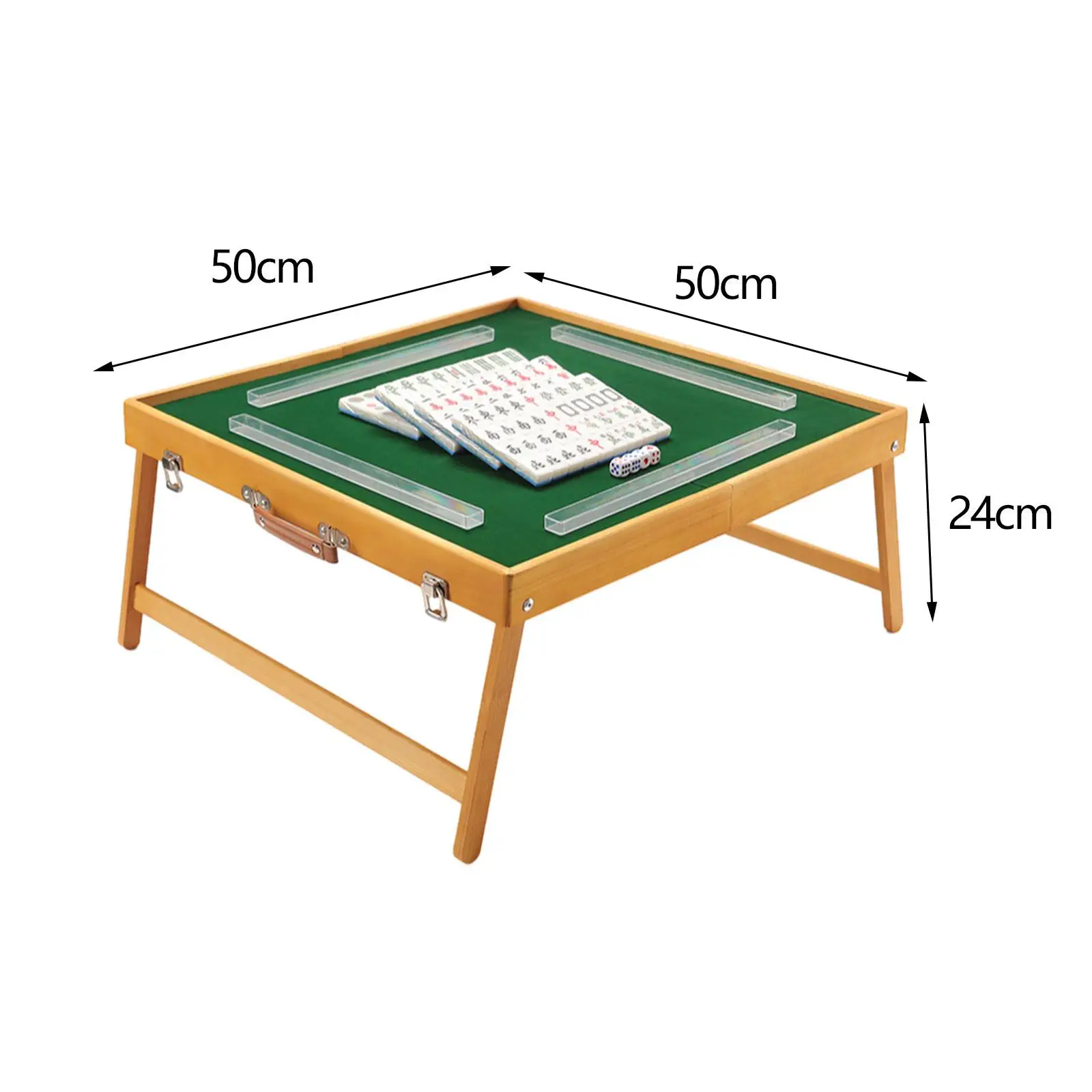 Mesa de Mahjong de viaje portátil, juego tradicional chino para el hogar, Mini juego de Mahjong