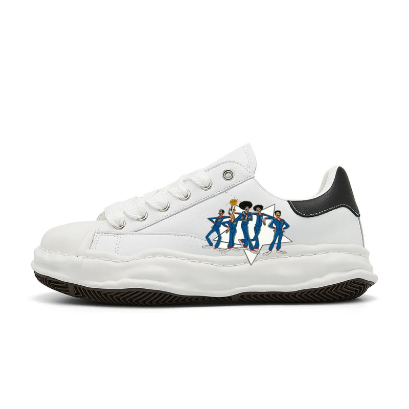 

Анимированные кроссовки Harlem Globetrotters в стиле ретро, созданные в стиле ретро, стильные, удобные и универсальные, подходят для повседневной носки.