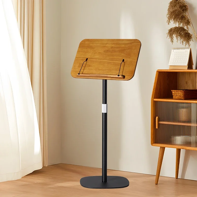 

Solid wood music stand Home professional music stand Vertical multi-function