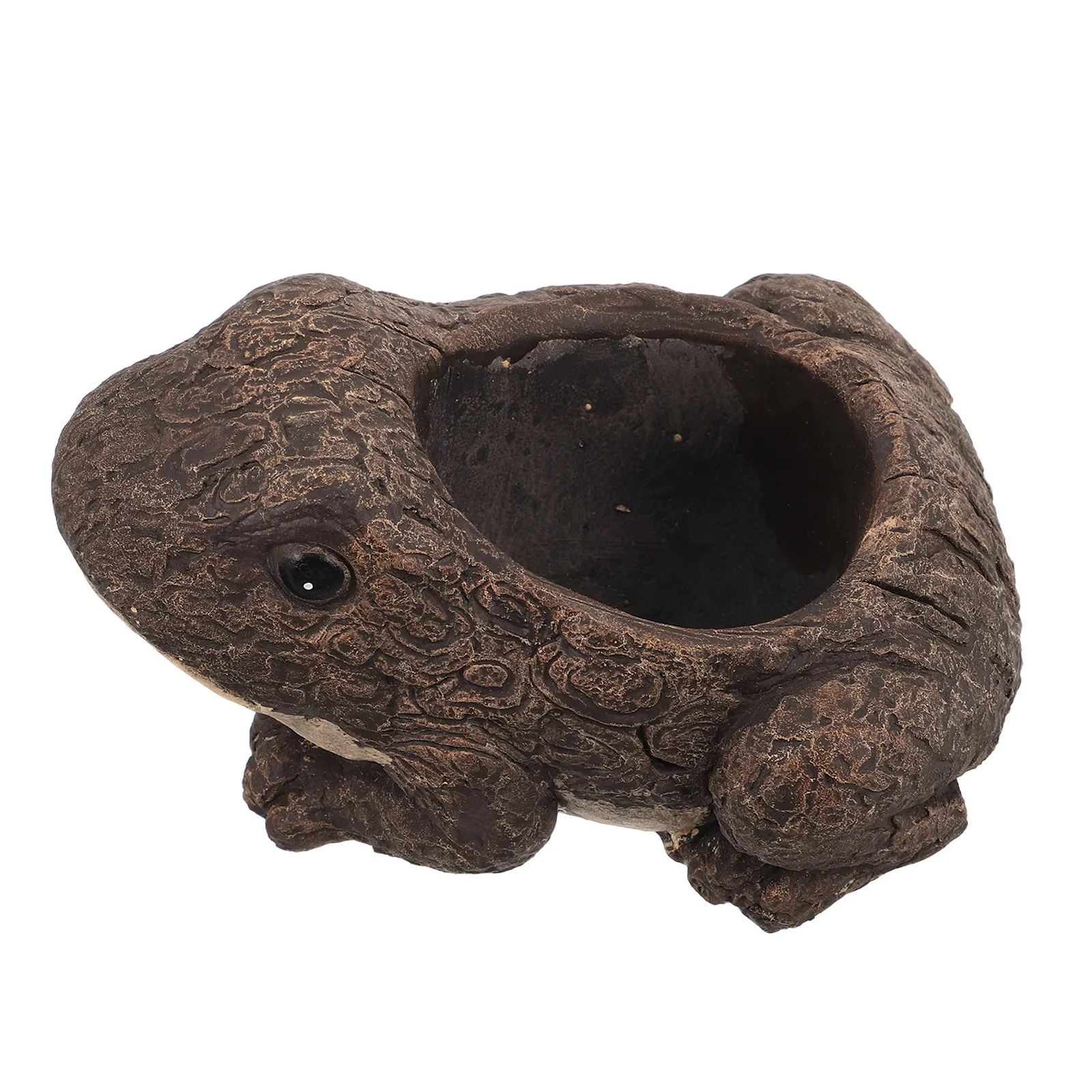 Mini Frog Cement Planter Cute Animal Succulent Pot Decorative Flower Container for Office Home Tabletop Vintage Frog Planter