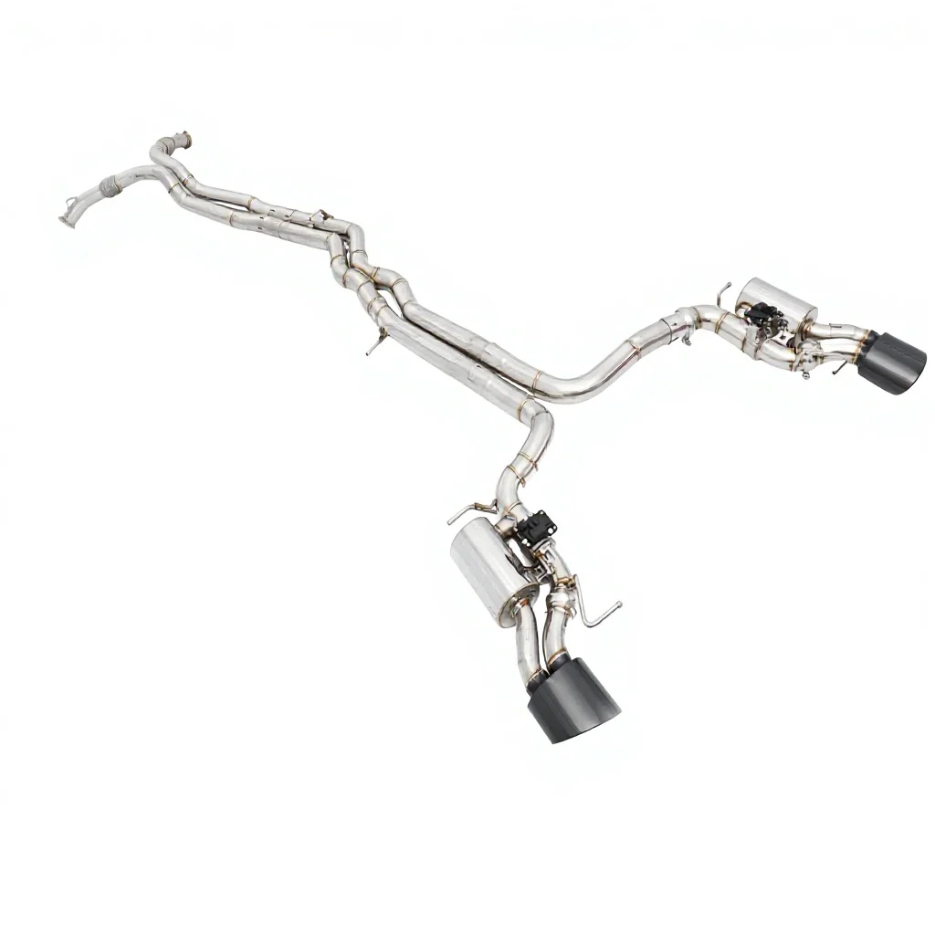 Catback Exhaust Pipes for RS7 C8 4.0T Stainless Steel Exhaust Pipe Muffler Escape System Supports Customization