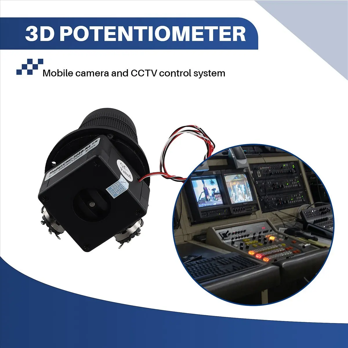 2025 New 3D Joystick Potentiometer -D300B-R2 5KΩ 3- Joystick Potentiometer for Curative Imaging