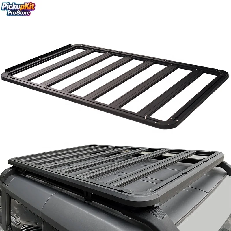 

Heavy Duty Aluminum Roof Rack Cargo Carrier for Bronco 2D/4D Hardtop