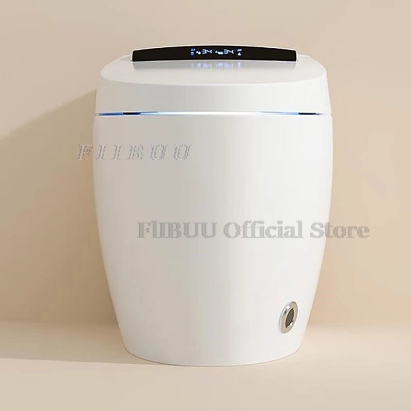 Intelligent Toilet One Piece Water Saving Electric Smart Toilet Heated Seat Night Light Dual-Flush Elongated Household Toilet