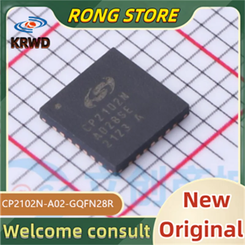 (5 шт.) CP2102N новый и оригинальный чип IC CP2102N-A02-GQFN28R CP2102N-A02 QFN28