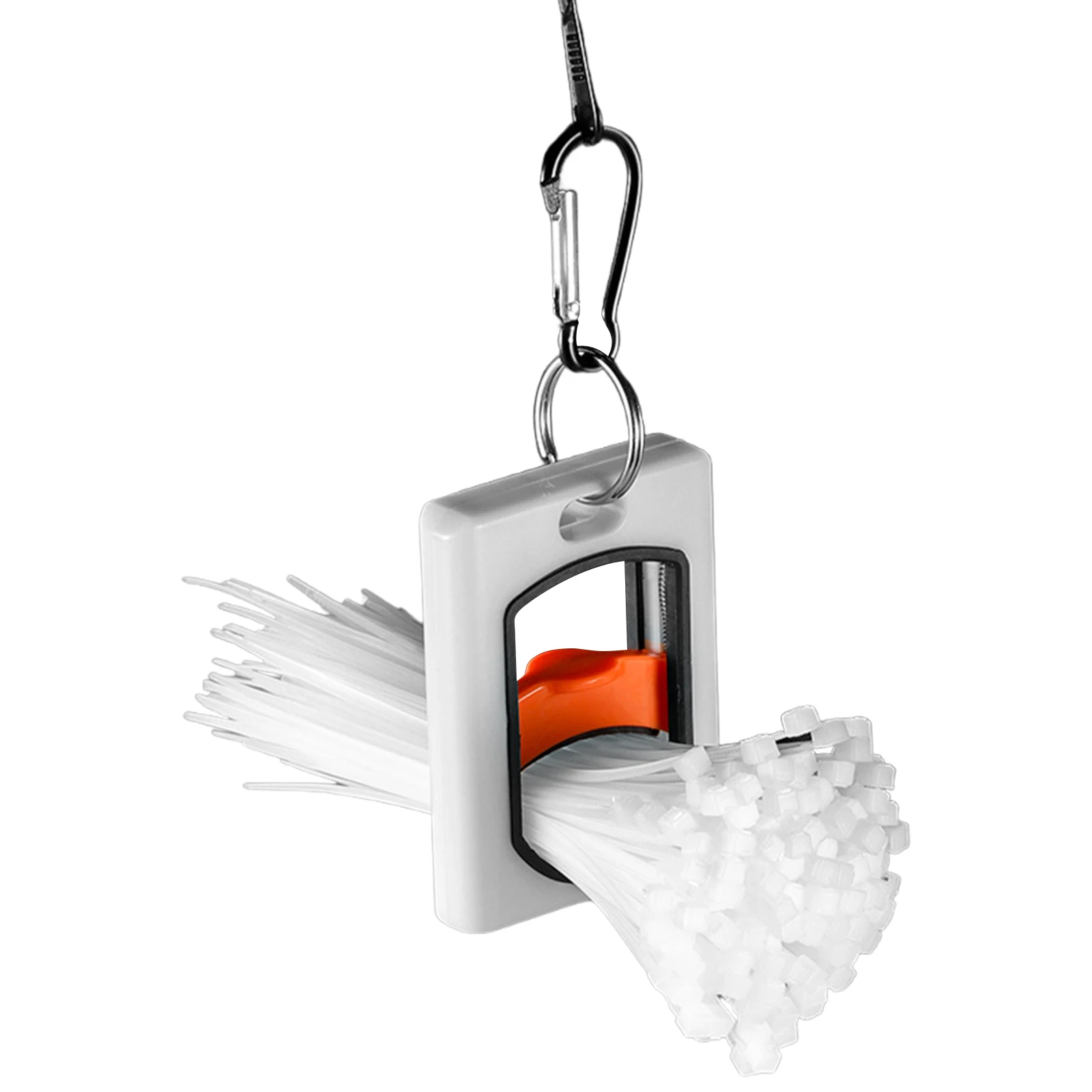 

Square Cable Tie Holder Glow In The Dark Wire Tie Tightener Wire Tie Storage Keeper for Travel Home Office