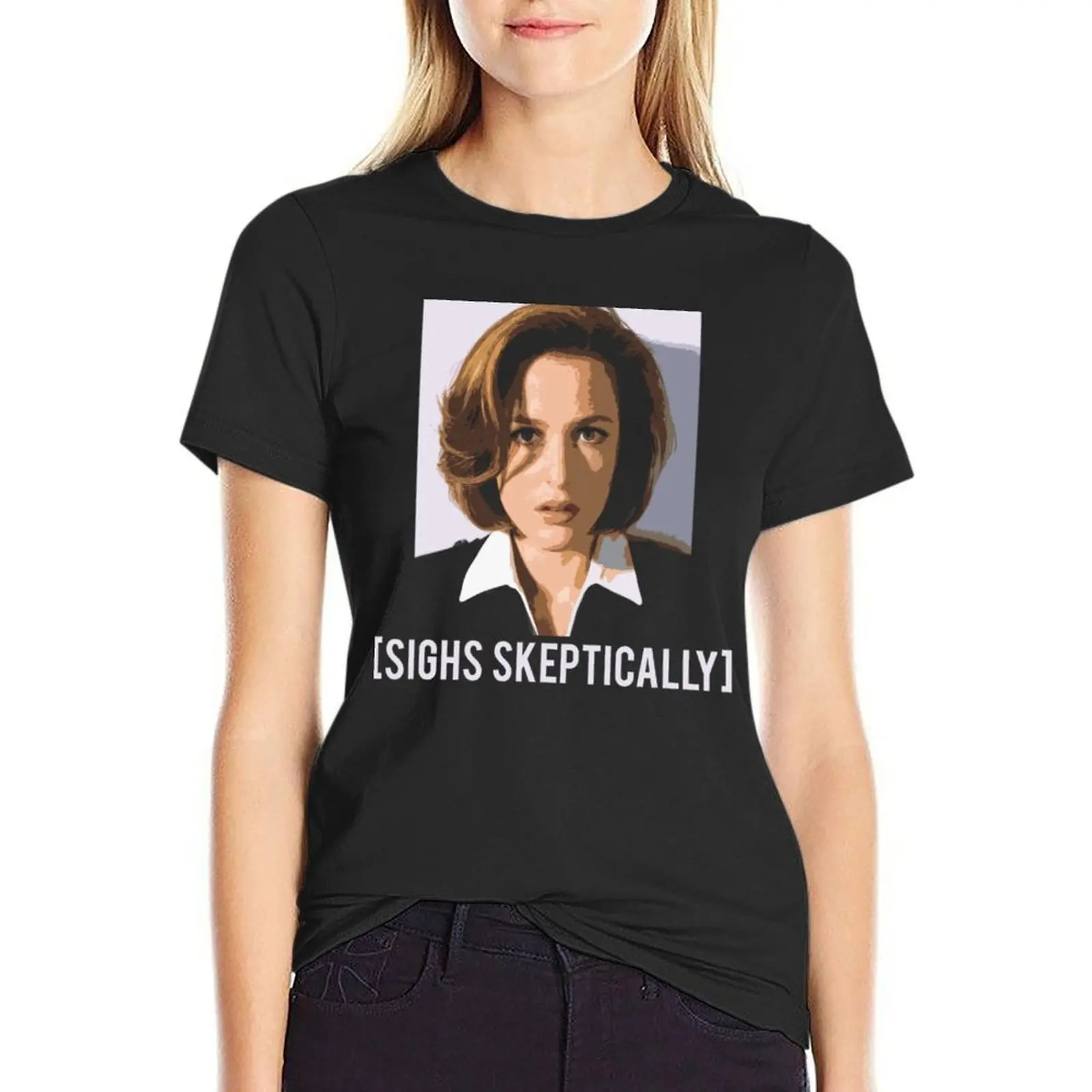 Mulder and Scully T-Shirt shirts graphic tees female Women t-shirts