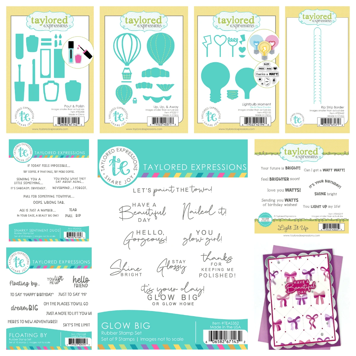 Lightbulb Moment Die Clear Stamp Combo Sentiment Duos Die Stamp Set DIY Scrapbooking Card 2026 Spring Valentine's Word Stamps