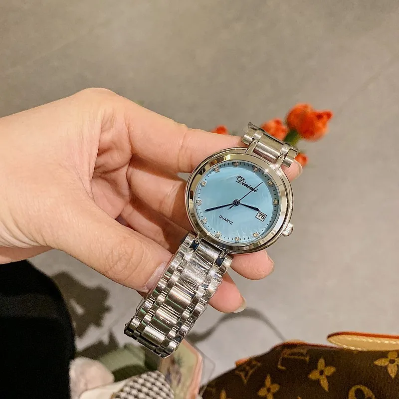 

2024 New Fashion Stainless Steel Women Watches Top Brand Luxury Couple Watch Quartz Unique Quality Lover's Watch