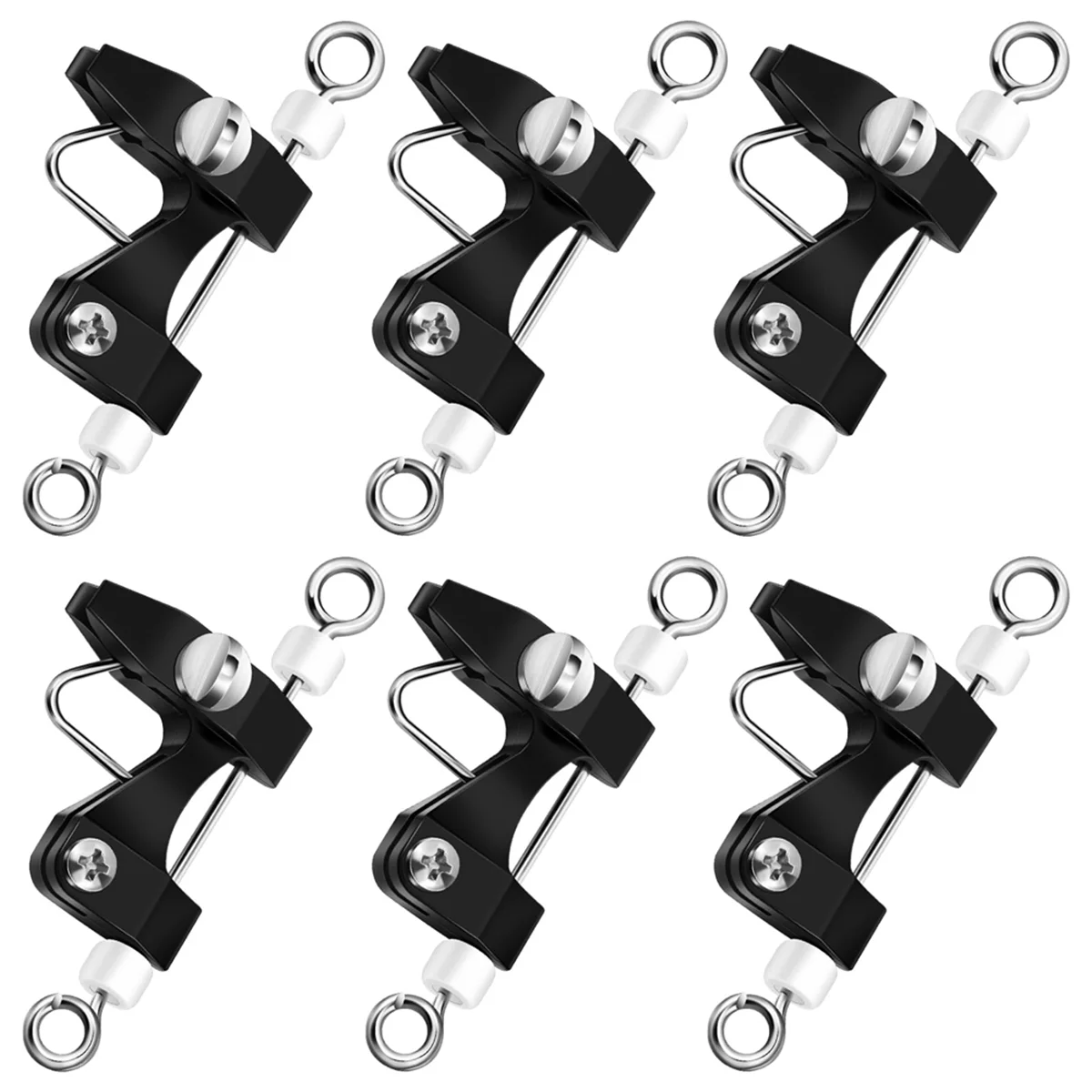 6Pcs Outrigger Release Clips Downrigger Release Clips with Adjustable Tension Planer Board Clips Downrigger Fishing Kite