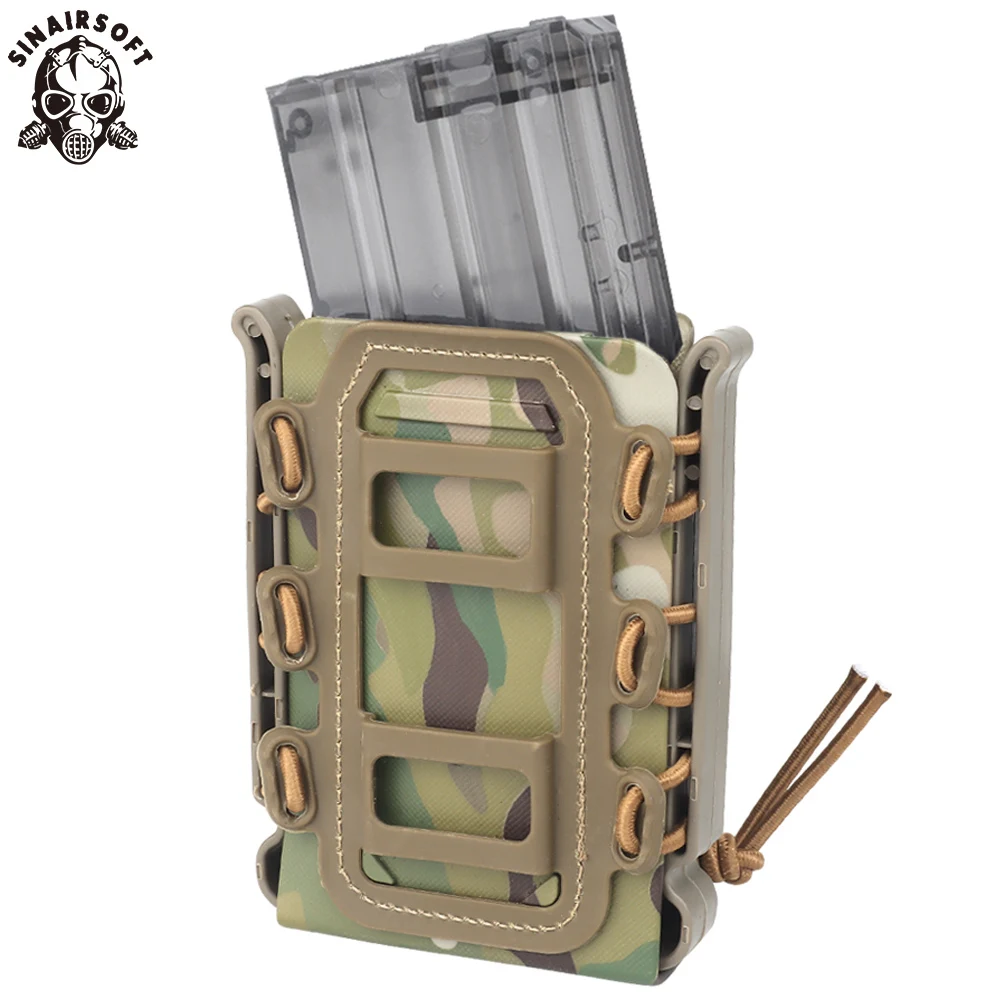 SINAIRSOFT 5.56mm 7.62mm Fast Mag Pouch Tactical Magazine Pouches Molle Belt Fast Attach Carrier Soft Shell Mag Carrier