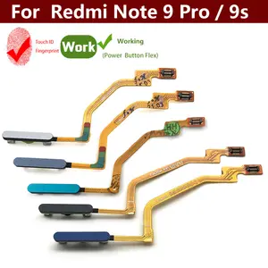 Bilashmart Xiaomi Redmi Note 9s / Note 9 Pro Home Button FingerPrint Touch ID Sensor Flex Cable
