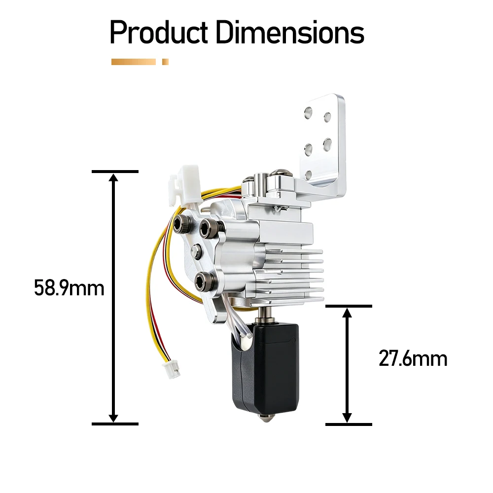 Upgrade-Kit für Schnellwechsel-Hotend, kompatibel mit Anycubic Kobra S1 S1Combo, Aluminium-Kühlkörper, Sensor-Ersatzteile – Detail 8