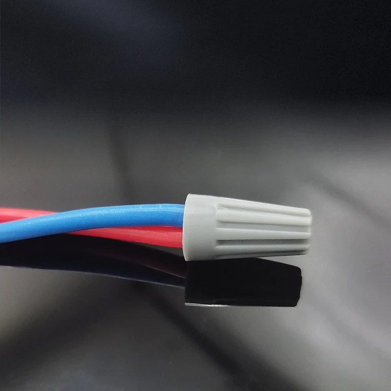 220pcs Twist Spring Cap Twin Crimping End Terminals Electrical Quick Wire Conductor Fast Connectors Twist Nuts Caps Set