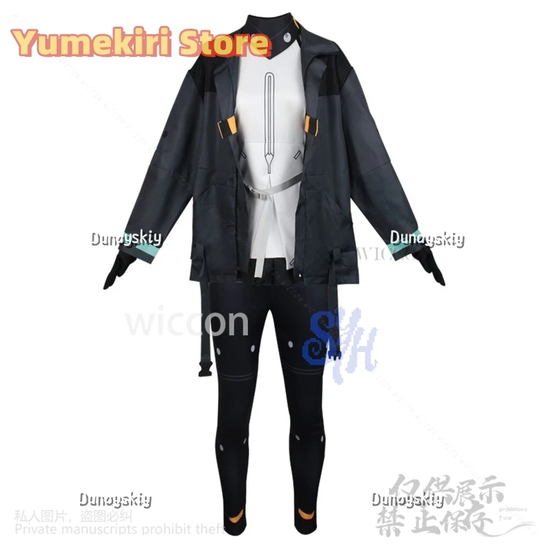 نوير تأثيري Synduality أنيمي زي فاسق معطف أسود السراويل Y2K الفتيات أزياء الهالوين عيد الميلاد كرنفال حزب كوس مخصصة #6