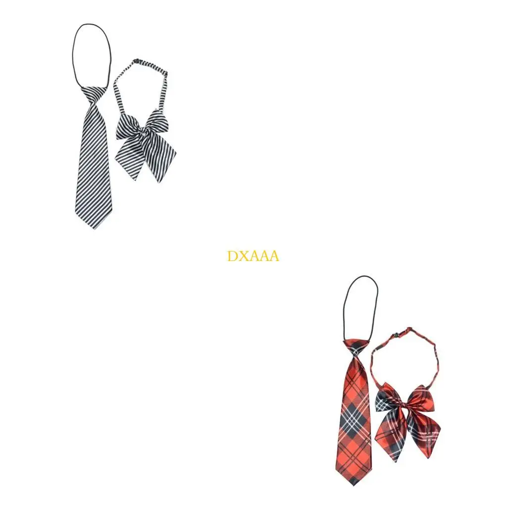 DXAA 2PCS Uniform Magical College Necktie Cosplay Costume Tie Halloween Party Prop