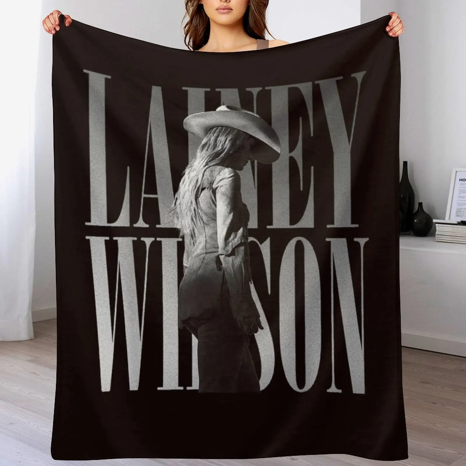 

lainey wilson - country's cool again tour Throw Blanket Plaid on the sofa wednesday Soft Plush Plaid for sofa Blankets