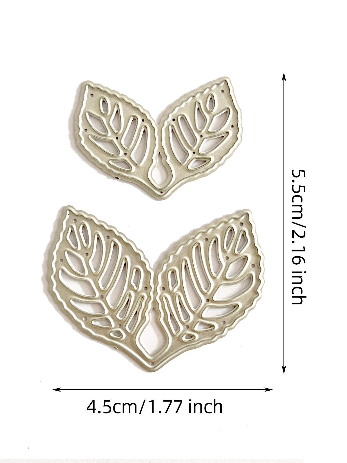 DIY Lace Cutting Dies Embossing Stencil Template for Scrapbooking Embossing Paper Card Making Five Leaves Flowers