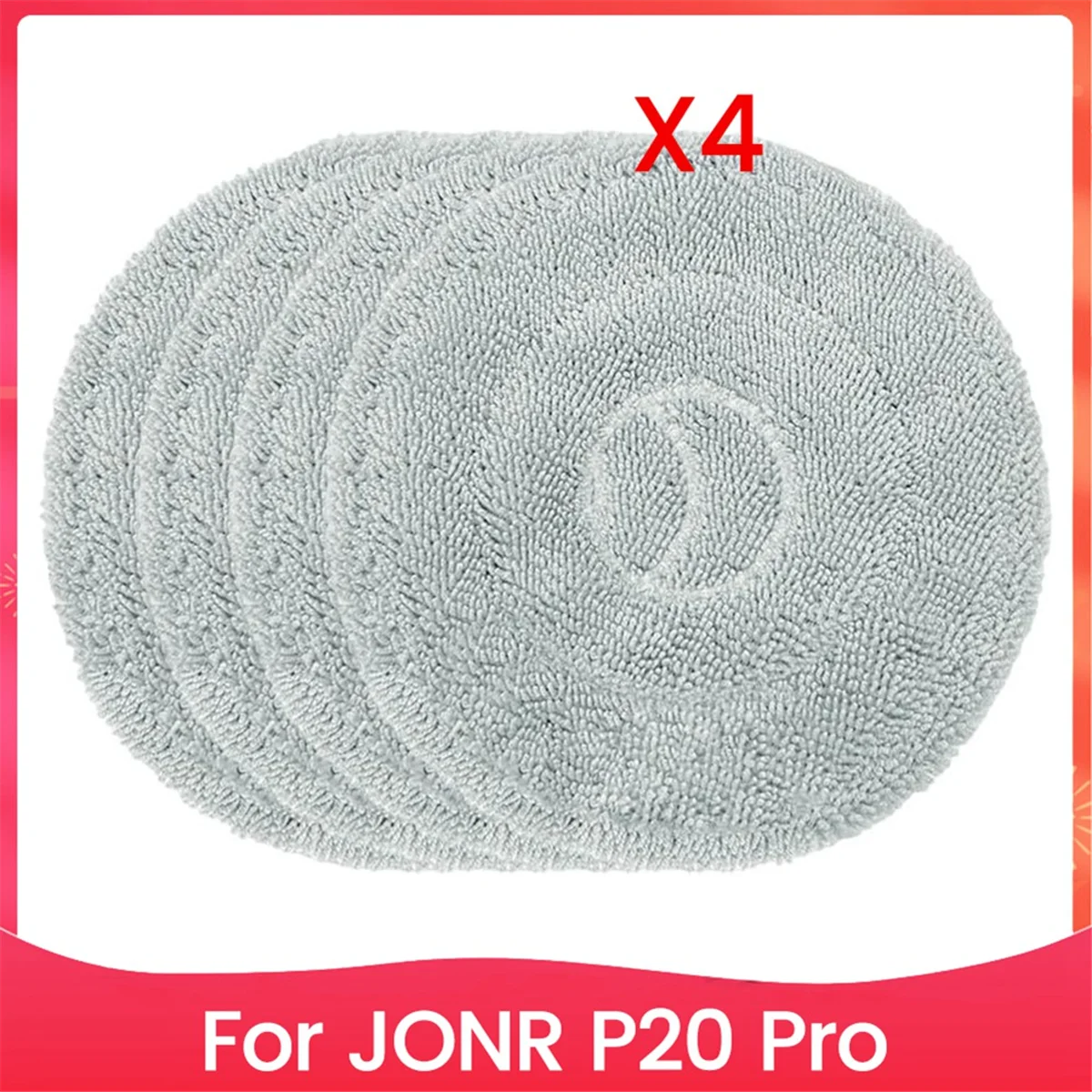 ABKR Mop Cleaning Pad สําหรับ JONR สําหรับ P20 Pro Mop อุปกรณ์เสริม,ชิ้นส่วนเครื่องดูดฝุ่นหุ่นยนต์