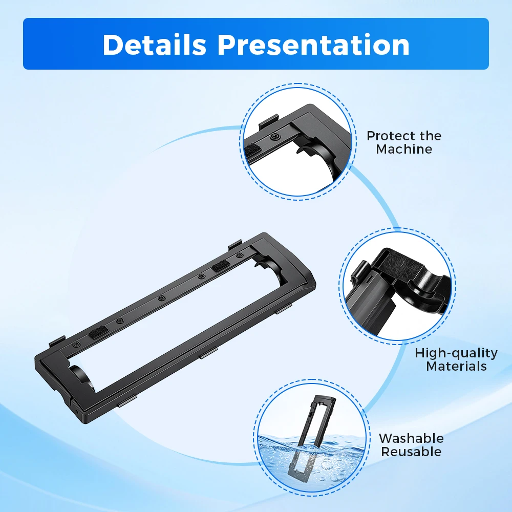 For Xiaomi Robot Vacuum S40 Pro OV71GL/5C OV42CN /H50 /H50 Pro Vacuum Cleaner Rolling BrushMain Brush  Brush Cover Guard Parts