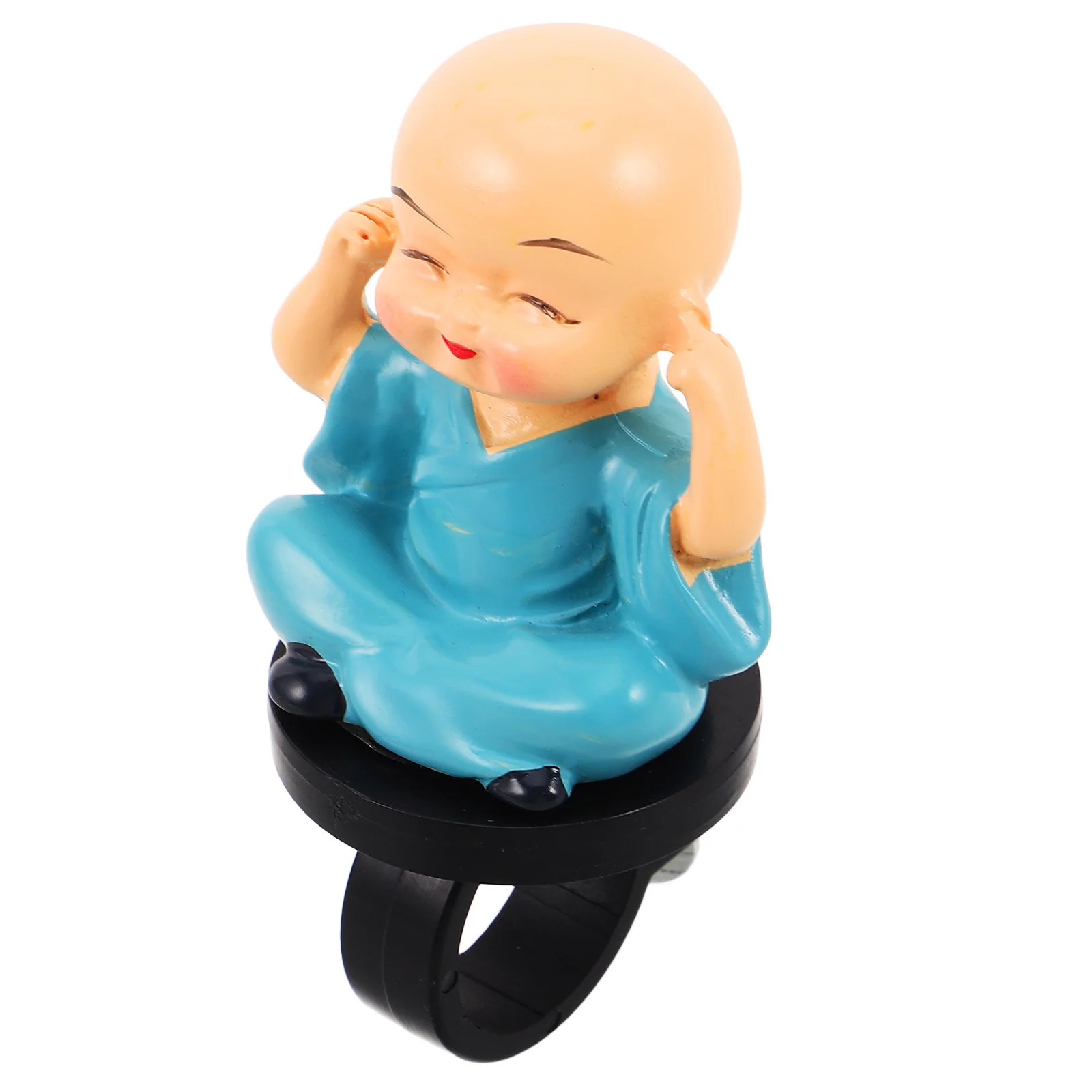 

Cartoon Motorcycle Strap Bicycle Decoration Electric Bike Dashboard Mini Buddha Statue Decorative Handle Mount