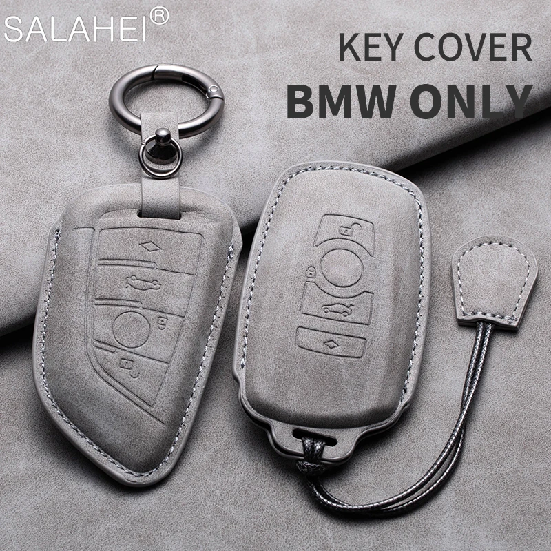 

For BMW 1 3 5 7 Series X1 X3 X4 X5 X6 G20 G30 F15 F16 G01 G02 G05 F10 F20 F30 G07 F34 Car Key Case Fob Covers Smart Remote Shell