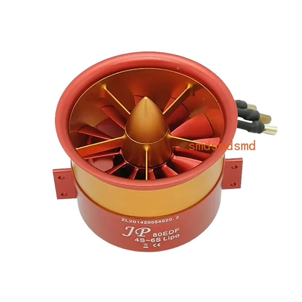 JP Metal Ducted 70mm Fan EDF Set  Parts 12 Blade 4s-6s Lipo Motor Electric for RC airplane Model Parts