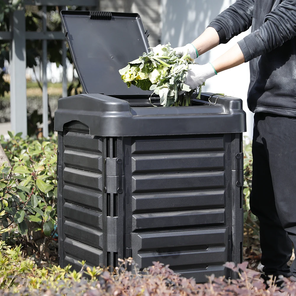 Wholesale 336-liter Compost Bin for Garden Use, Made From Durable Materials, Perfect for Garden Supplies