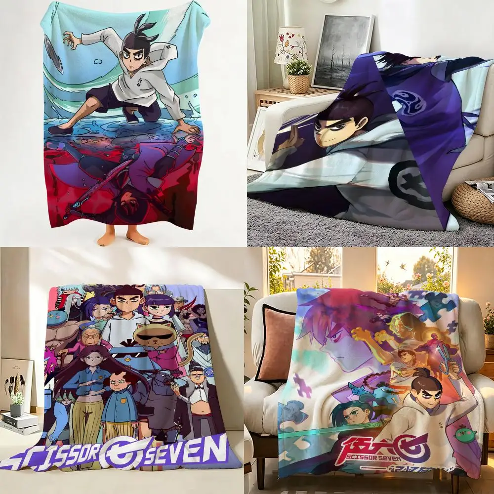 

Anime S-Scissor S-Seven Throw Flannel Throw Blanket Suitable for Sofa、Living Room、Bedroom