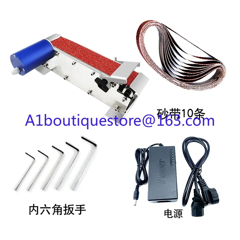 Electric water-cooled belt sander 50*533MM waterproof   DIY knife sharpener polishing machine	 backstand cutlery sander