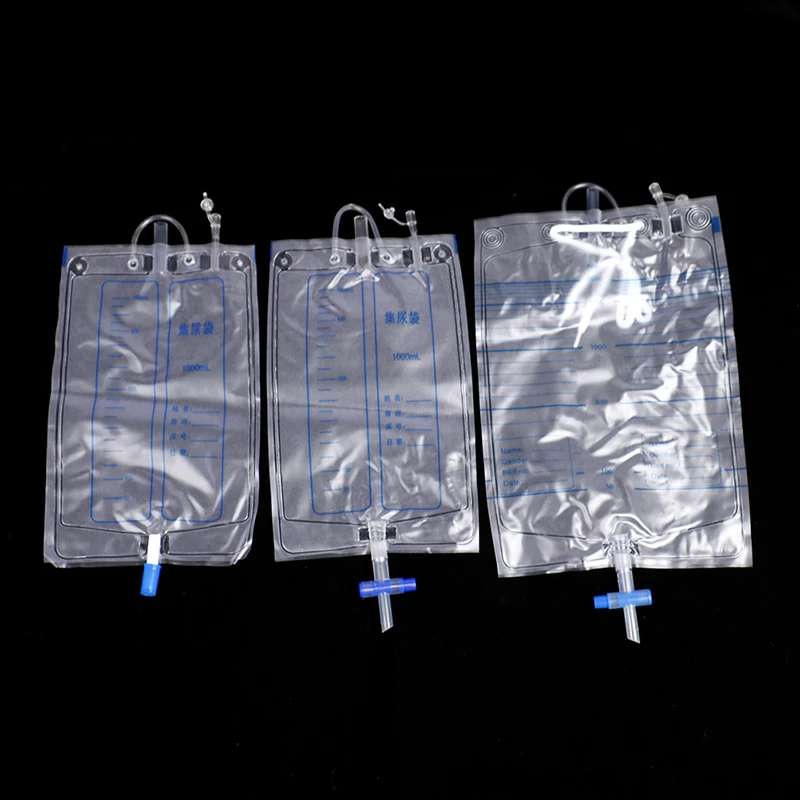 1000/2000ML Urine Bag Urinal Urinal Collector Urination Catheter Bag Urology Consumables