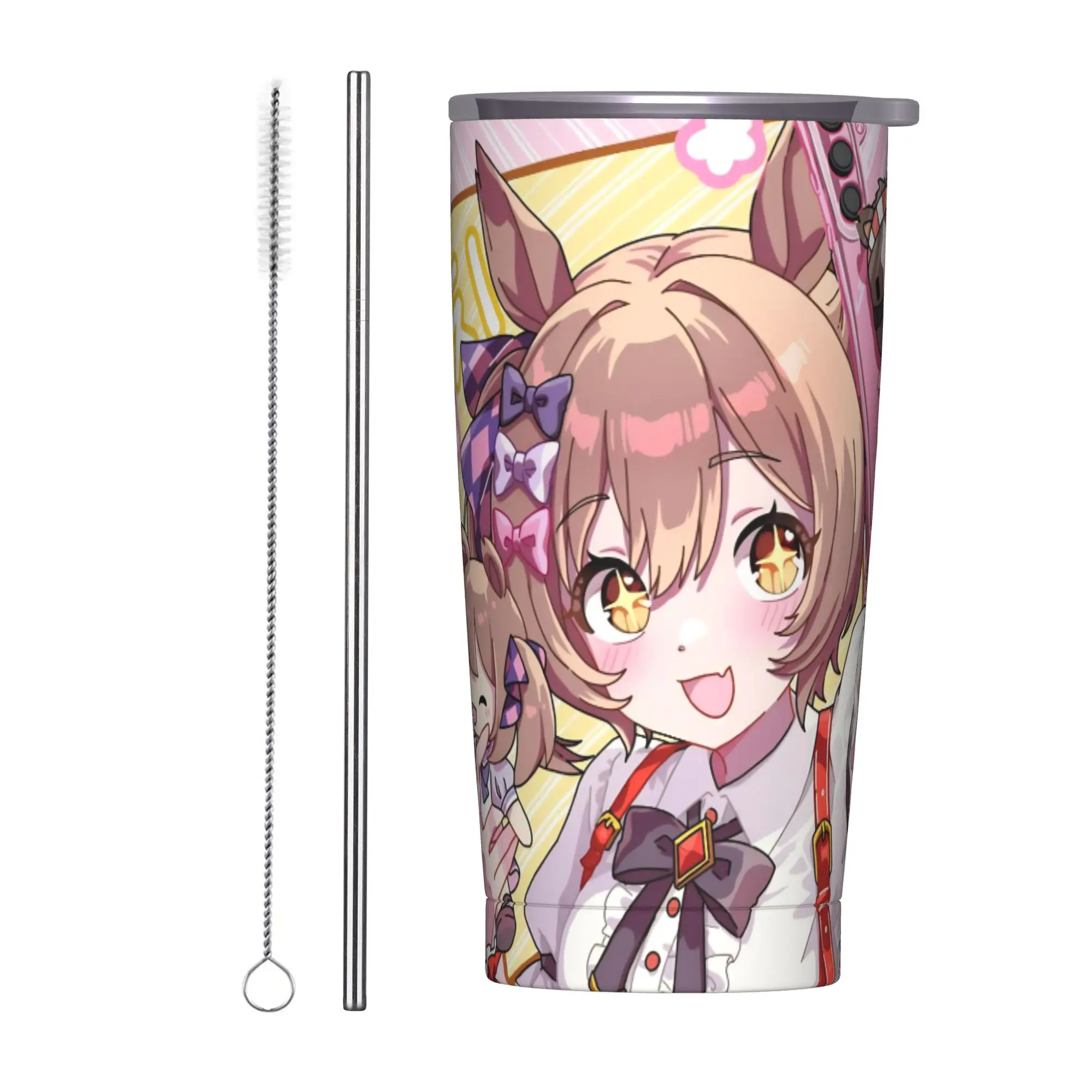 Stainless Steel Tumbler Smart Flacon Umamusume Pretty Derby Coffee Mug  Portable Hot Drinks Mugs Cup Travelist Water Bottle