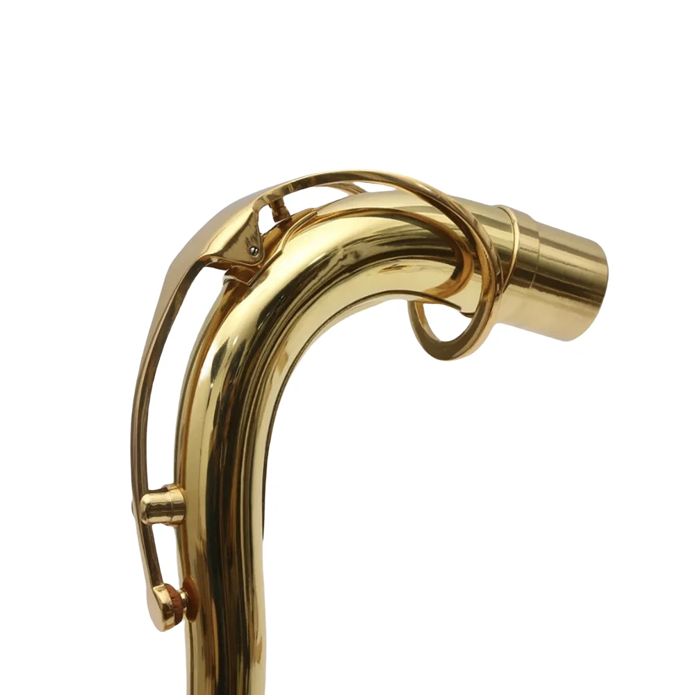 

1 шт. новый гриф для тенор-саксофона, новый гриф для тенор-саксофона, золотой лак, размер 27,5 мм