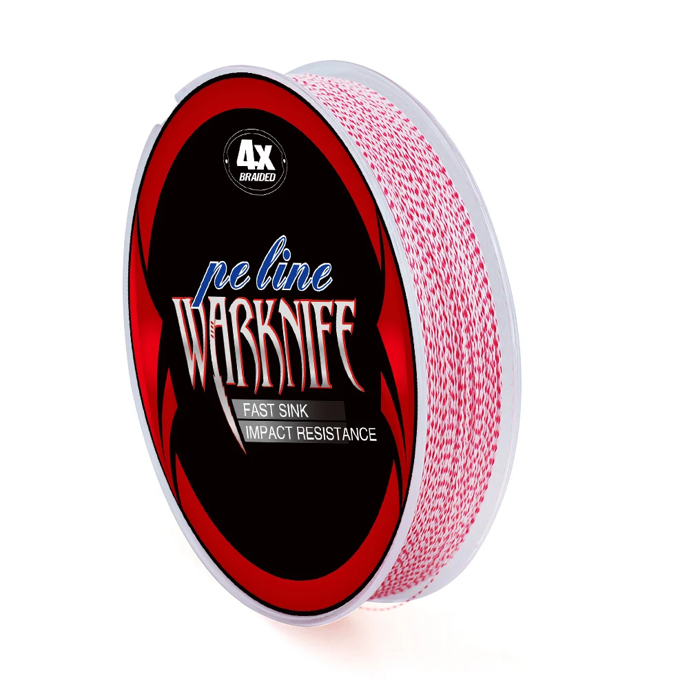 Warknife Fishing Lines 100m 300m 4 Strands Braided PE Japan Line Multifilament Fishing Line Set Carp Fly Fishing Wire Spot Line