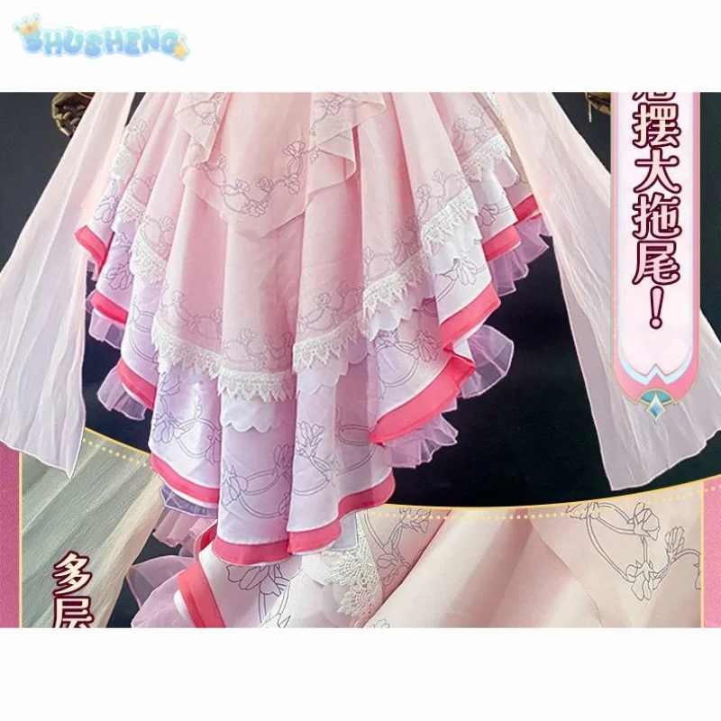 أنيمي الذي جعلني أميرة سيا تأثيري حلي الوردي الحلو لوليتا فستان تاج الدعائم اكسسوارات هالوين امرأة موحدة S-XXL #2