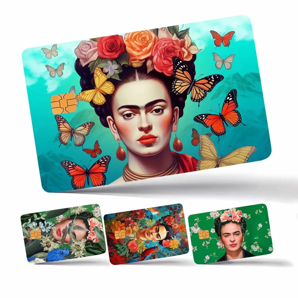Artist F-fridas K-kahlos Poster Decorative Waterproof Film Skin Cover Credit Card Stickers Debit Front  Bank Bus Pass
