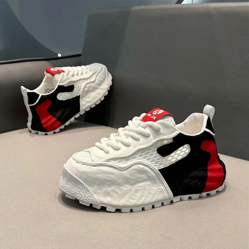 Brand Men's Shoes Fashion Chunky Sneakers New Mesh Breathable Casual Shoes Designer Platform Shoe Sports Running Shoes for Men