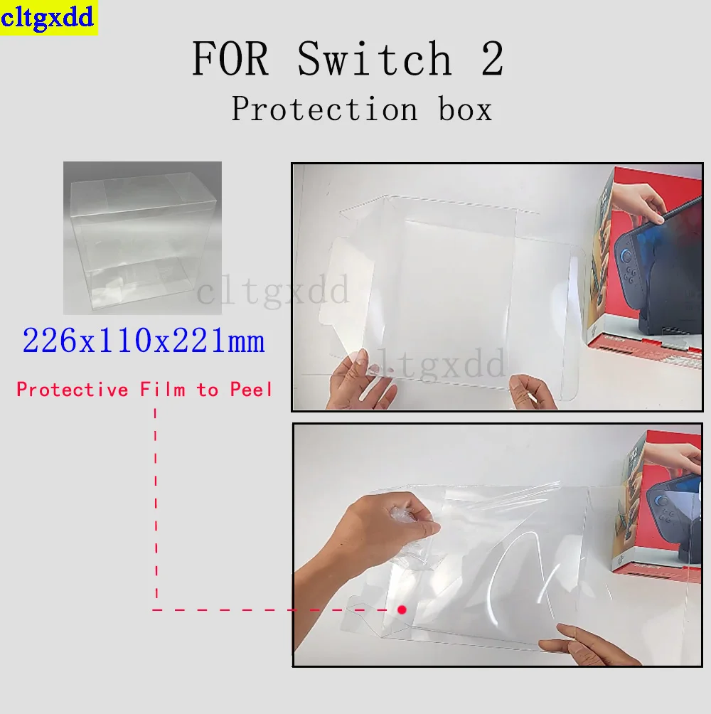 

Cltgxdd 1piece is suitable FOR Switch 2 game console transparent protective box NS Switch 2 host dustproof storage display box