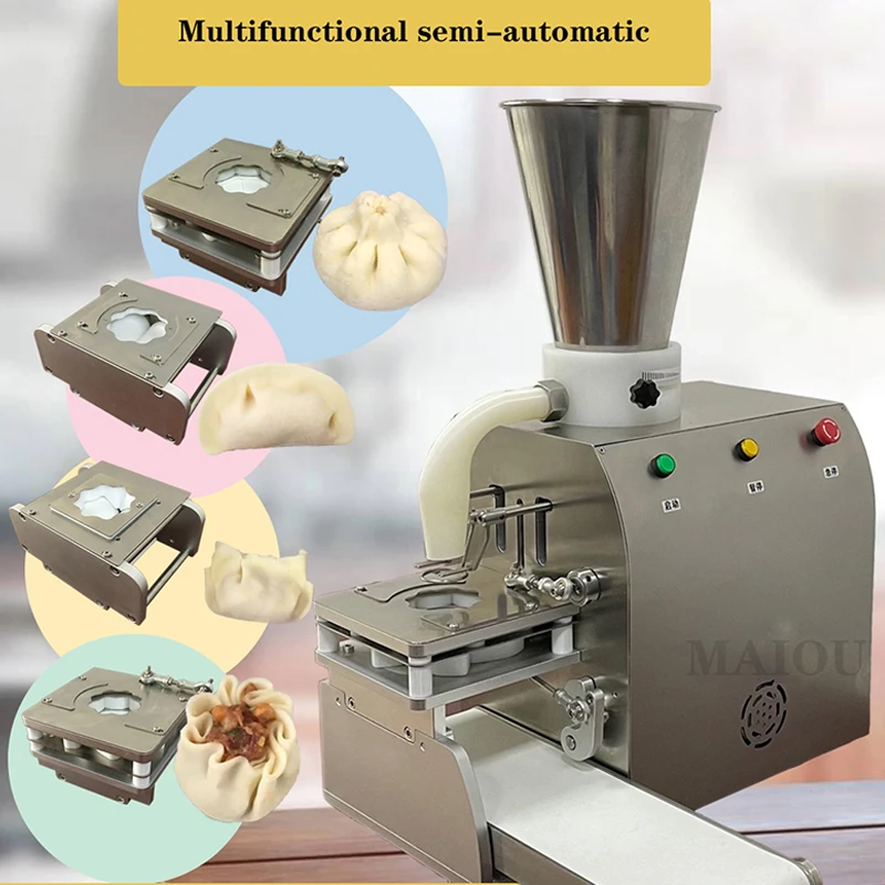 110V220V Semi-automatic Multi-function Dumpling Wonton Machine For Domestic And Commercial Use