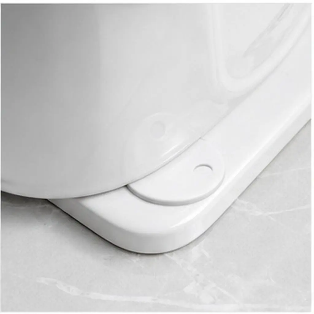 1Pair Toilet Seat Bolt Caps Plastic Round White Decorative Covers Toilet Screw Fixing Repair Replacement Parts