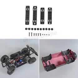 Connettore magnetico 4 pezzi supporto Post corpo colonna guscio invisibile per parti 1:10 RC Crawler TRX-6 TRX-4 G500