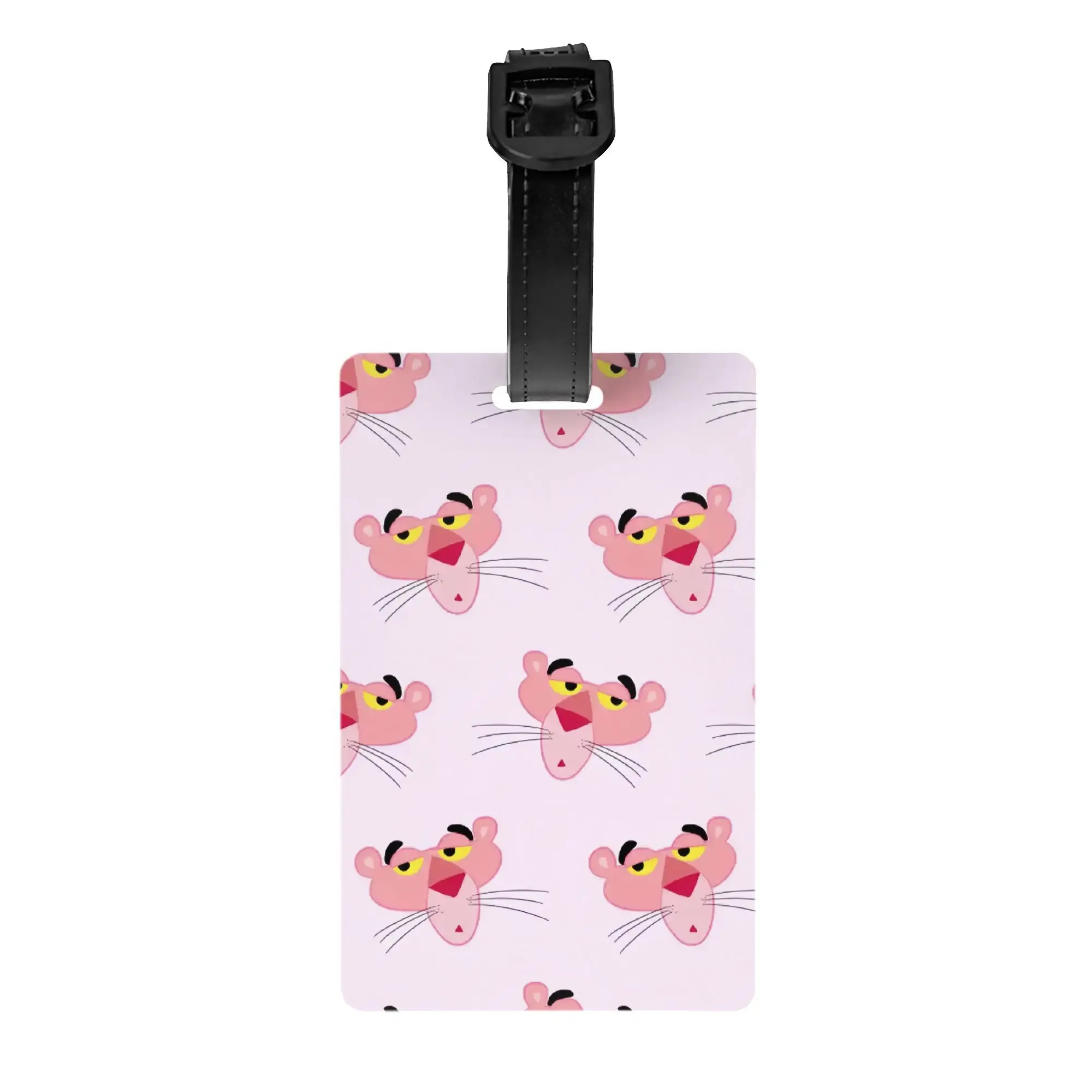 Розовая пантера, багажные бирки для путешествий на открытом воздухе, водонепроницаемые дорожные бирки из ПВХ, съемные для чемоданов, сумок, рюкзаков унисекс