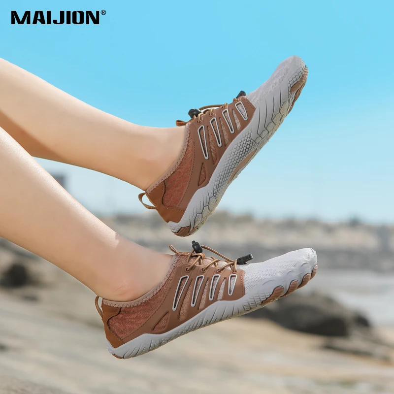 

Quick Dry Barefoot Water Sports Shoes Men Women Breathable Beach Aqua Shoes Non-slip Wading Sneakers for Surfing Boating Fitness