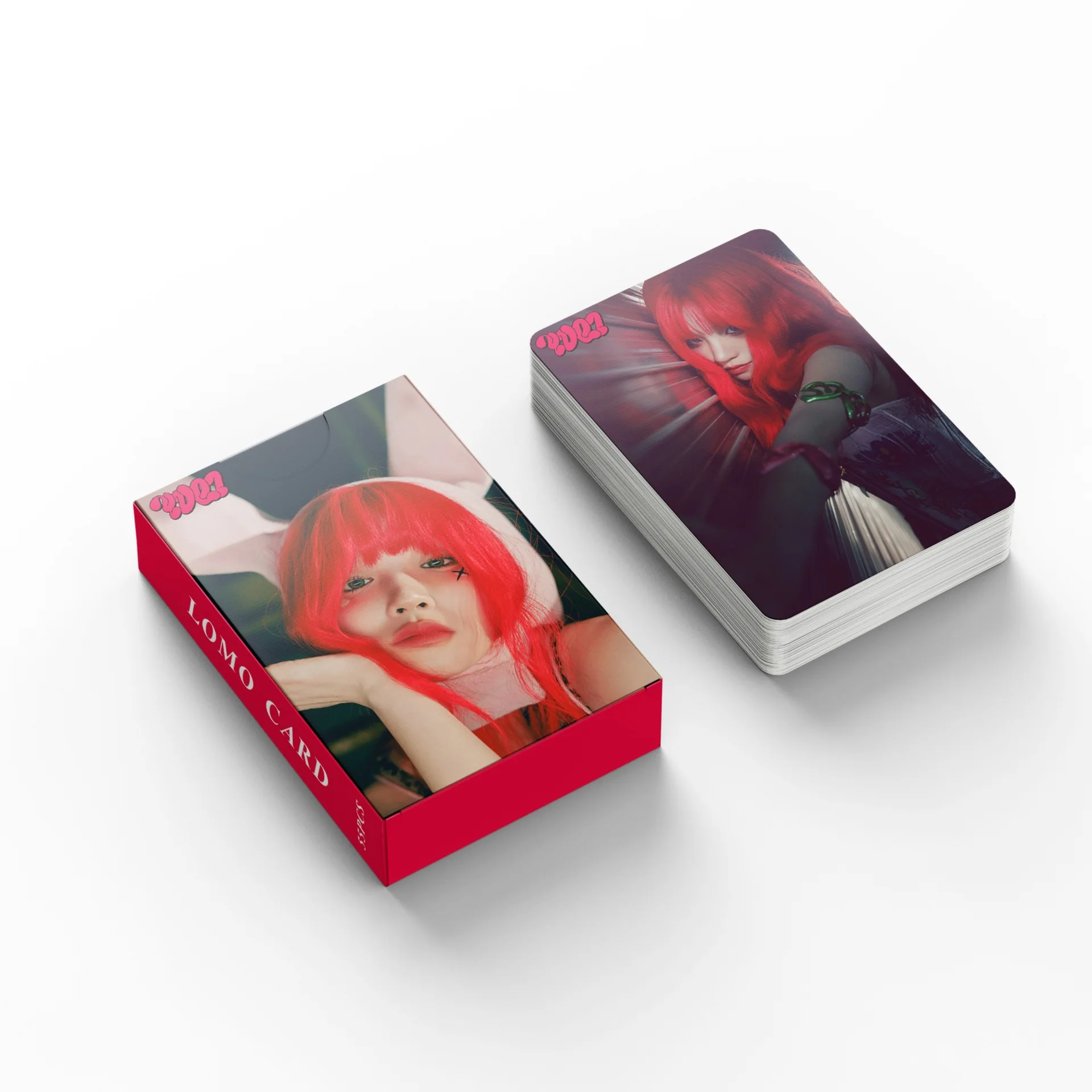 Imagem -04 - Cartão Idol Idol Lomo Photocards Cartão Postal Impressão hd Yuqi Minnie Soyeon Shuhua Miyeon Fans Gift Novo Álbum g 55 Peças por Conjunto