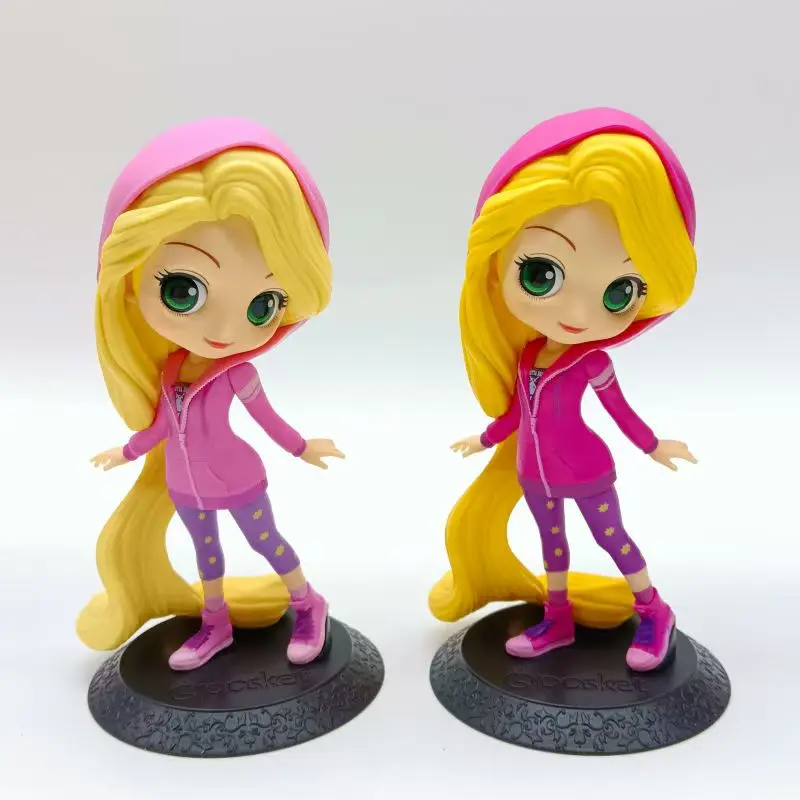 

In Stock Genuine Bandai Banpresto Disney Rapunzel Qposket About 14Cm Standing Figure Figure Model Chibi-Style Cute Style Gifts