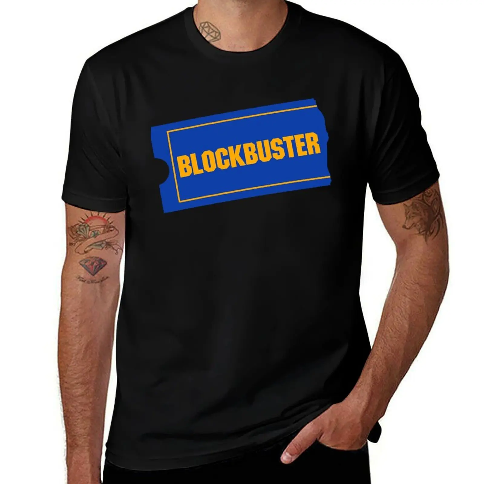 Футболка Blockbuster Retro Logo Essential T-Shirt для отпуска и праздников