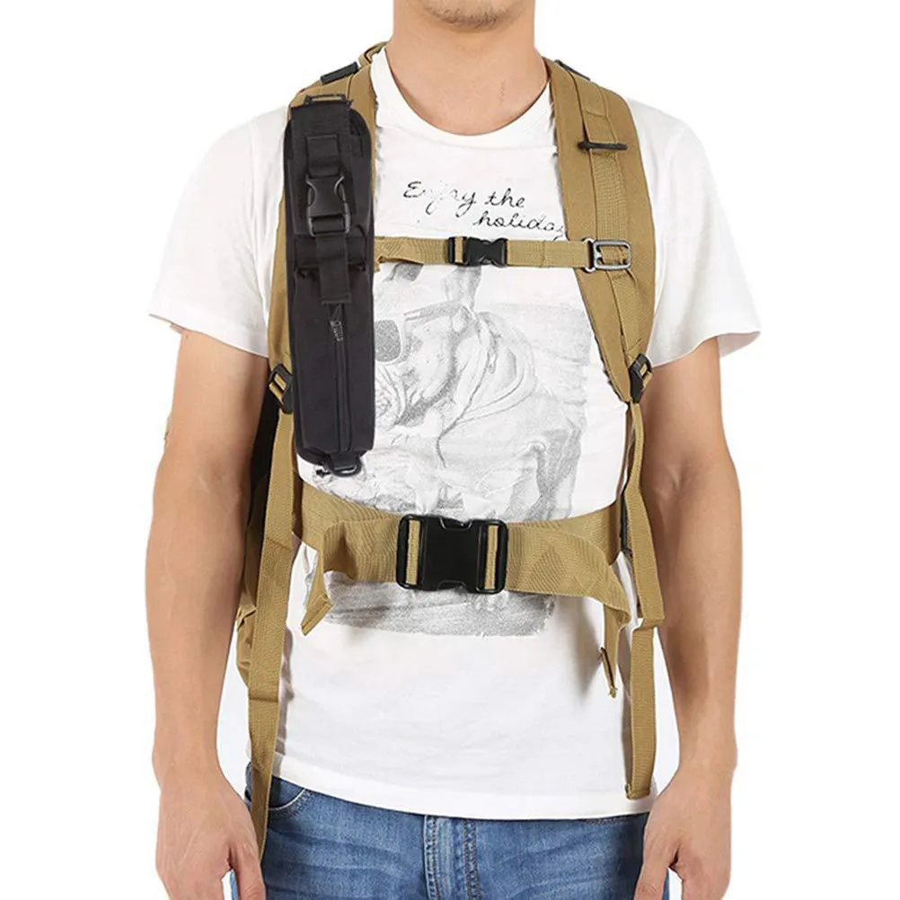 

Tactical Hunting Bag Outdoor Camping Backpack Hanging Shoulder Strap Attachment Black Nylon Radio Pouch Hiking Tool Pouch